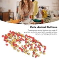 thumbnail image 4 of Wooden Buttons 2 Holes Colorful Printed Heart Buttons For Sewing Fasteners Scrap Booking Crafts Crochet Manual Decorative Wooden Buttons For Sewing DIY Han, 4 of 8