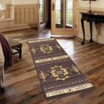 thumbnail image 1 of 4005 Brown 2 ft. 7 in. x 7 ft. 3 in. Southwest Area Rug, 1 of 5