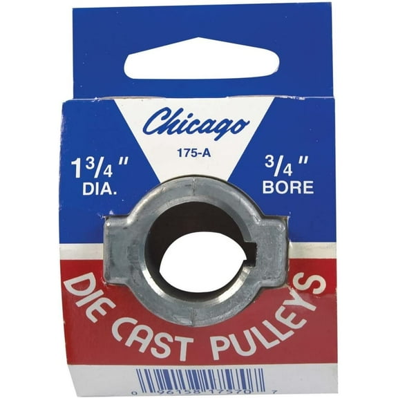 Chicago Die Cast Single V Grooved Pulley A Section Belt Width 2 " Dia X 3/4 " Bore Bulk