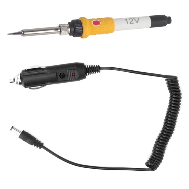 TICFOX DC 12V 60W Soldador Eléctrico Portátil Para Automóvil SUV Con Enchufe Para Encendedor De Cigarrillos