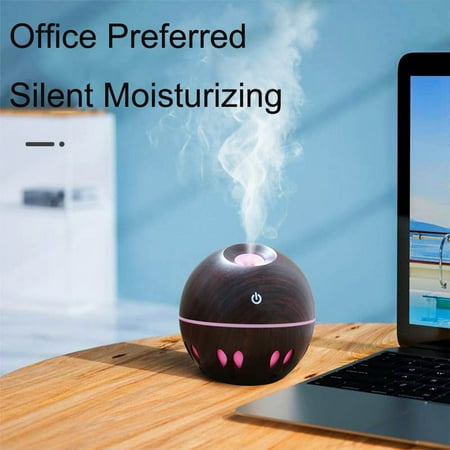 

Humidifier for Oils Small Room New Portable Air Aroma Essential Oil Diffuser LED Aroma Aromatherapy Humidifier