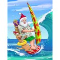 thumbnail image 1 of Cuadros Decorativos 5D Diamond Painting DIY Santa en la playa Full Round Drill Rhinestone Kit Tmvgtek embutido en tela, 1 of 9