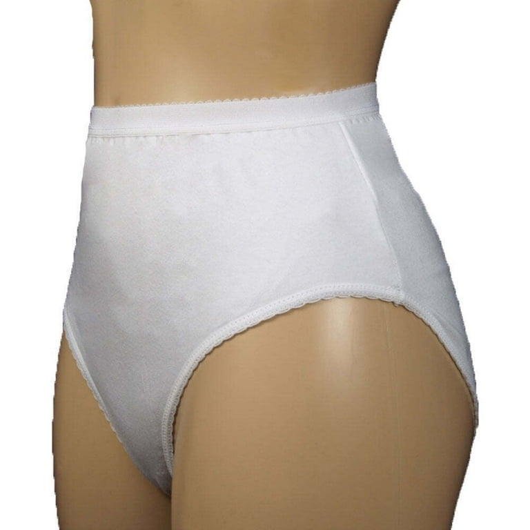 Women’s Wearever Classic Regular Absorbency Reusable Incontinence Underwear  L100 - Single pack - (Medium (HIPS: 38-40”), White)