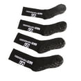 thumbnail image 4 of Calcetines de entrenamiento de fútbol para adultos, ideales para hombres y mujeres, negros, diseño antideslizante, calcetines acolchados antideslizantes para deportes, 4 of 8