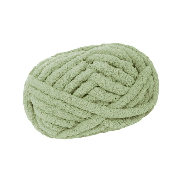 mmirethe Thick Chunky Yarn DIY Jumbo Yarn Gray Crochet Knitted for Deep Cushion Gray Green 25.6 m