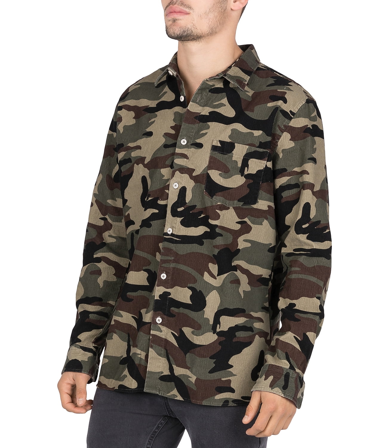 Barney Cools - Mens Shirt Medium Button Down Camouflage M - Walmart.com ...