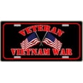 thumbnail image 2 of Veteran Vietnam War Metal License Plate, 2 of 2