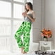 thumbnail image 5 of Balery Green Lizard Pantalones de pijama para mujer, pijamas ultraligeros, pantalones de estar por casa-Large, 5 of 6