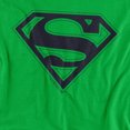 thumbnail image 2 of Superman Blue&Navy Shield Women's T Shirt, Kelly Green, 2X-Large, 2 of 6