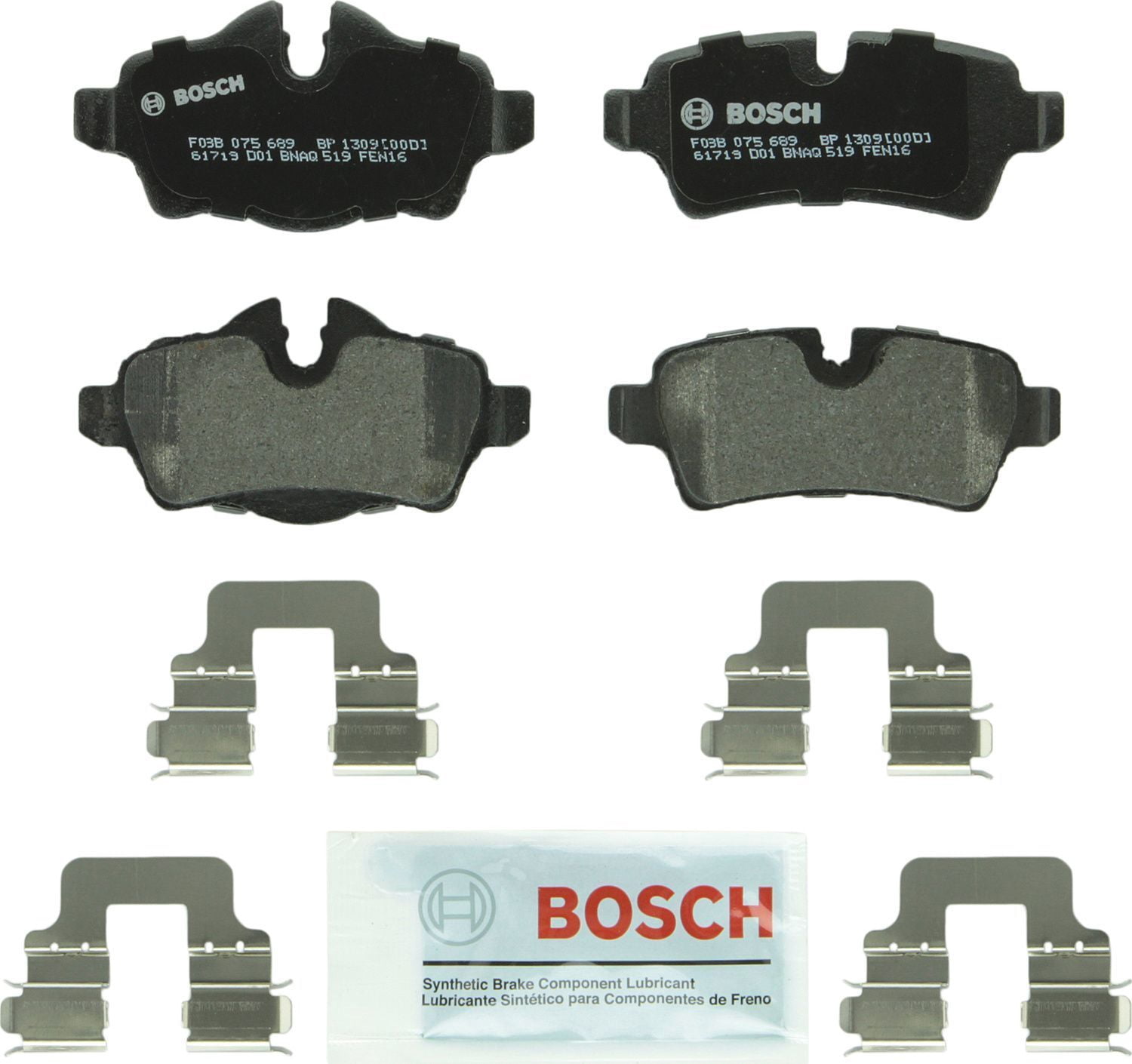 Bosch BP1309 QuietCast Premium Disc Brake Pad Set