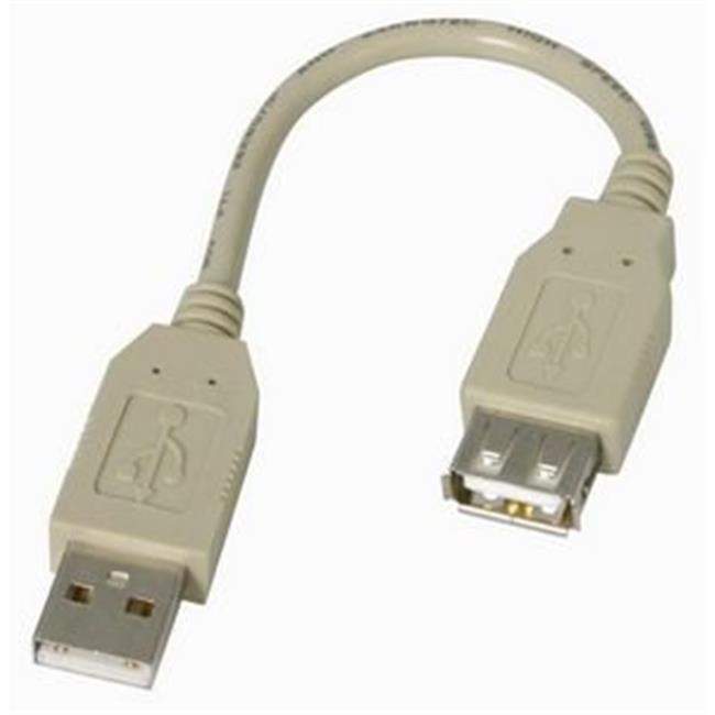 Startech Fully Rated USB 2.0 Extension Cable 6 Inch 1 x Type A 1 x Type