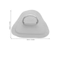 thumbnail image 2 of CTIRCHIU 4pcs Paddle Attachment D Ring Patch PVC Grey For Reliable Usage On Inflatable Boats, 2 of 8