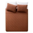 thumbnail image 1 of VCNY Home Kaleidoscope Geometric Orange 3 Piece Bed Quilt & Sham Set, Full/Queen, 1 of 5