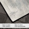 thumbnail image 2 of Modern Abstract 5x7 Area Rug, Washable Non Slip Soft Low Profile Indoor Rug, Textured Neutral Floor Rug for Living Room, Bedroom, Dining Room & Office, 2 of 13