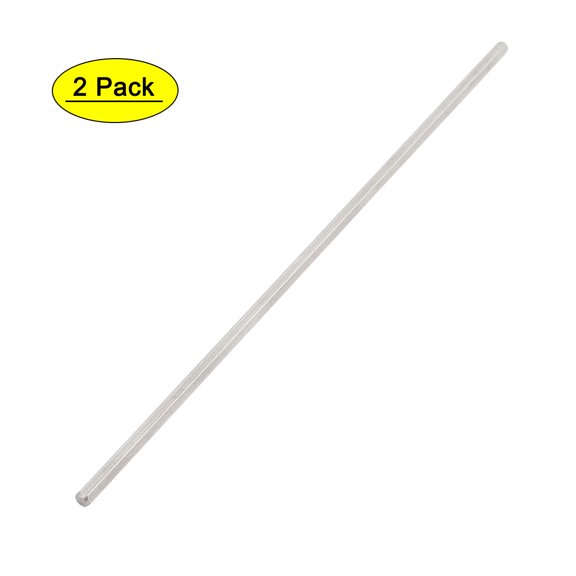 3mm x 150mm Stainless Steel Round Rod for RC Car Model 2Pcs