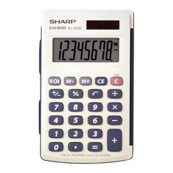 1PC Sharp Sharp EL243SB Twin Powered Calculator