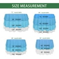 thumbnail image 4 of 210GSM Round Table cloth, Water Resistance Microfiber Tablecloth, Decorative Fabric Circular Table Cover for Outdoor and Indoor Use (Royal Blue, 60 Inch Diameter), 4 of 6