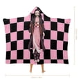 thumbnail image 2 of Kamado Nezuko Wearable Blanket Cloak Arctic Velvet Hooded Blanket Soft Fuzzy Hoodie Blanket Cape for Adults Kids 60"x80", 2 of 8