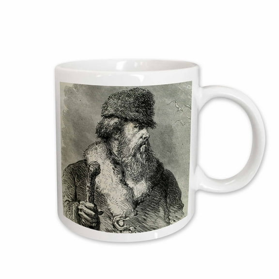 3drose, Peter Simon Pallas, German Naturalist. Engraving - Hi13 Pri0386 - Prisma, 15oz Mug