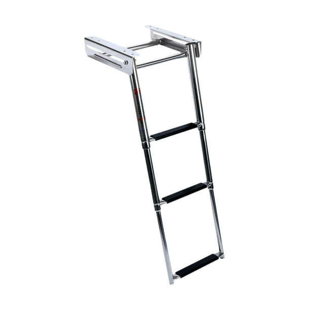Puntaon Barco Escaleras Escaleras Escalera No Deslizante Escalera Plegable 3 Escalones Escalera de Bote