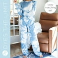 thumbnail image 5 of Hello Mello Dyes The Limit Lounge Top and Pants, 2-Piece Pajama Set, Blue Large/X-Large (Women's), 5 of 7