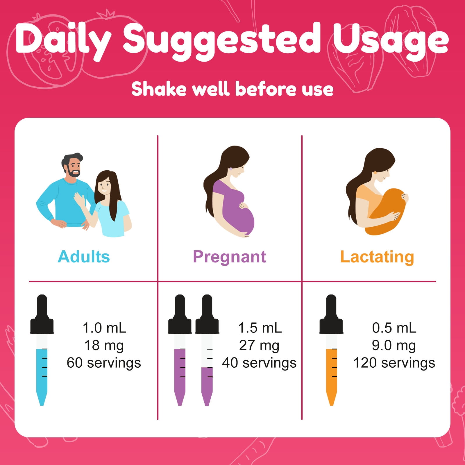 Nuvamin – Liquid Iron Drops for Women, Adults, Pregnant, Lactating, 2Fl.Oz (60ml), 60 Daily Servings. Great Taste - All Natural - Vegan - Superior Absorption, Orange Flavor