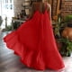 thumbnail image 4 of Vestidos de verano Fnochy para mujer, de una pieza, color liso, a la moda, informales, sin mangas, con tirantes, bolsillos, sueltos, sin espalda, vestido amplio con vuelo, 4 of 8