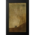 thumbnail image 2 of Goya, Francisco 16x24 Black Modern Framed Museum Art Print Titled - The Dog, 2 of 5