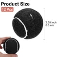 thumbnail image 2 of Uxcell 12 Pcs Pelotas de Tenis Precutadas para Andadores, Bolas de Deslizamiento Universales, Accesorios para Andadores, Negras, 2 of 6