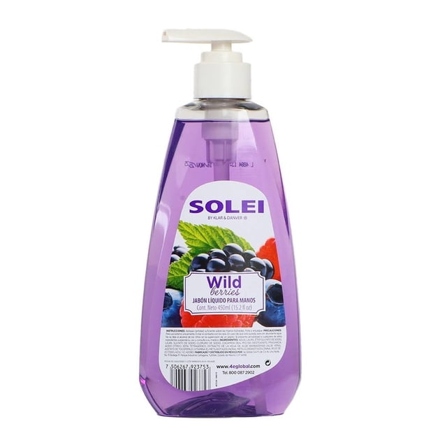 Jabón Líquido Prichos Solei para Manos Aroma a Wild Berries 450 ml