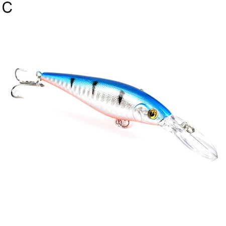 

11.5cm 10.5g Artificial Hard Bait Treble Hook Fishing Lure Swimbait Crankbait for Trout Minnow Popper