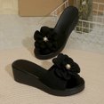 thumbnail image 6 of Wensltd Women's Soft Sole Wedge Sandals Open Toe Comfortable Spring Summer Casual Wear Breathable Lightweight Vacation Beach Slippers, 6 of 9