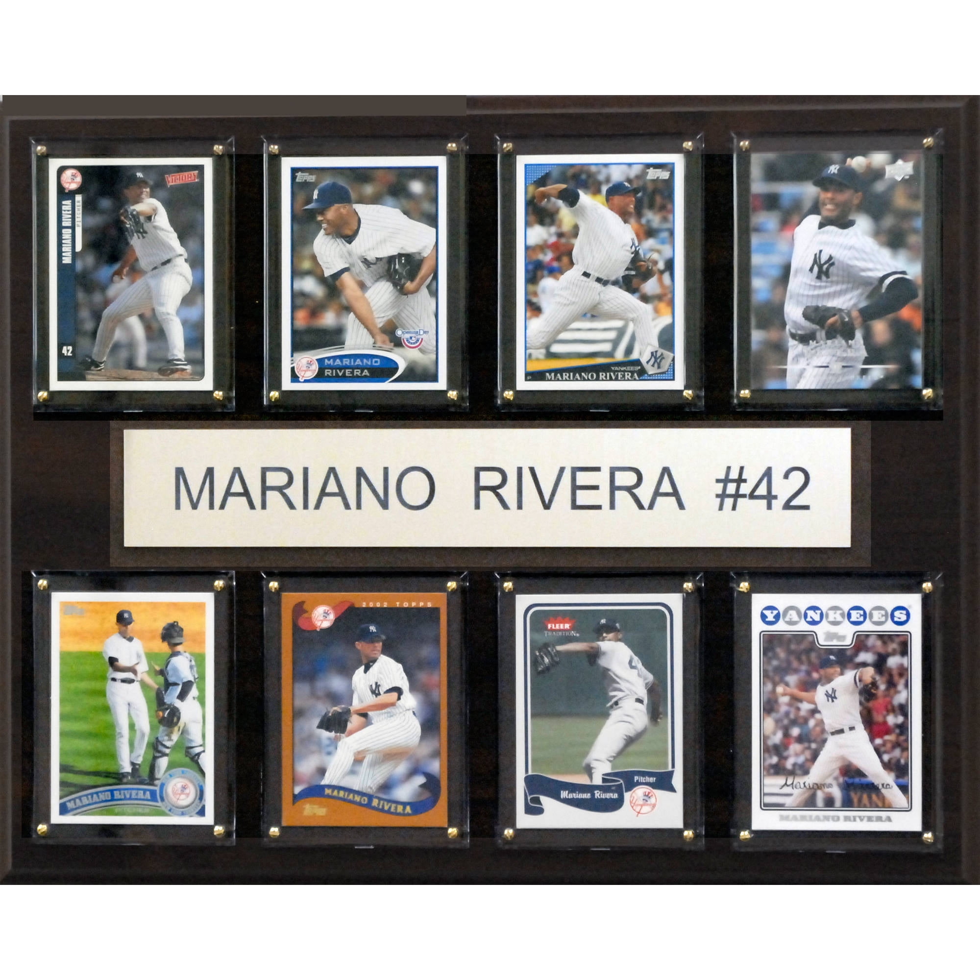 C&I Collectables MLB 12x15 Mariano Rivera New York Yankees 8-Card Plaque -  Walmart.com