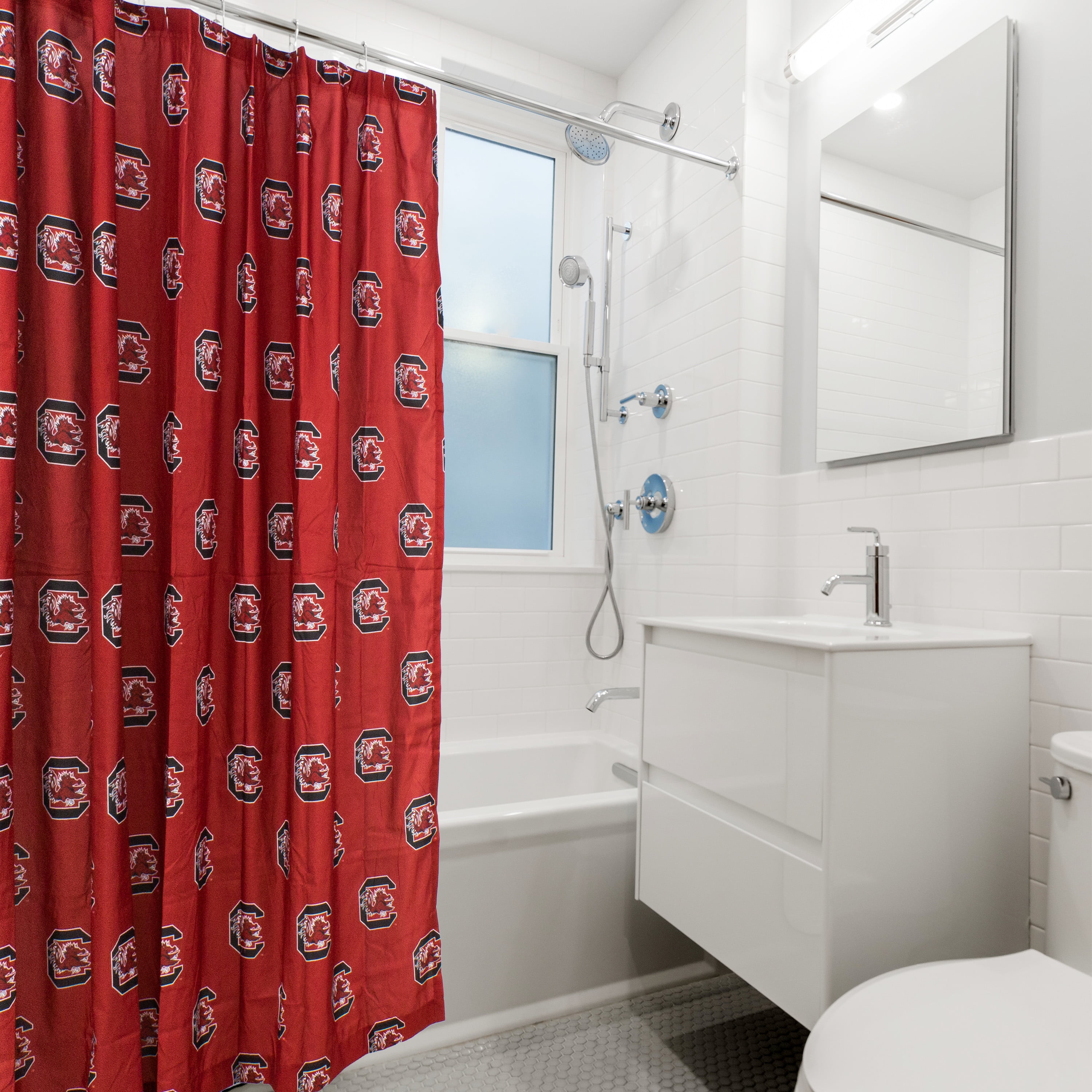 South Carolina Gamecocks Printed Shower Curtain Cover - 70" x 72"