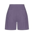 thumbnail image 5 of uublik Shorts for Women with Pockets Loose Super Soft Drawstring Casual Shorts Brown, 5 of 5