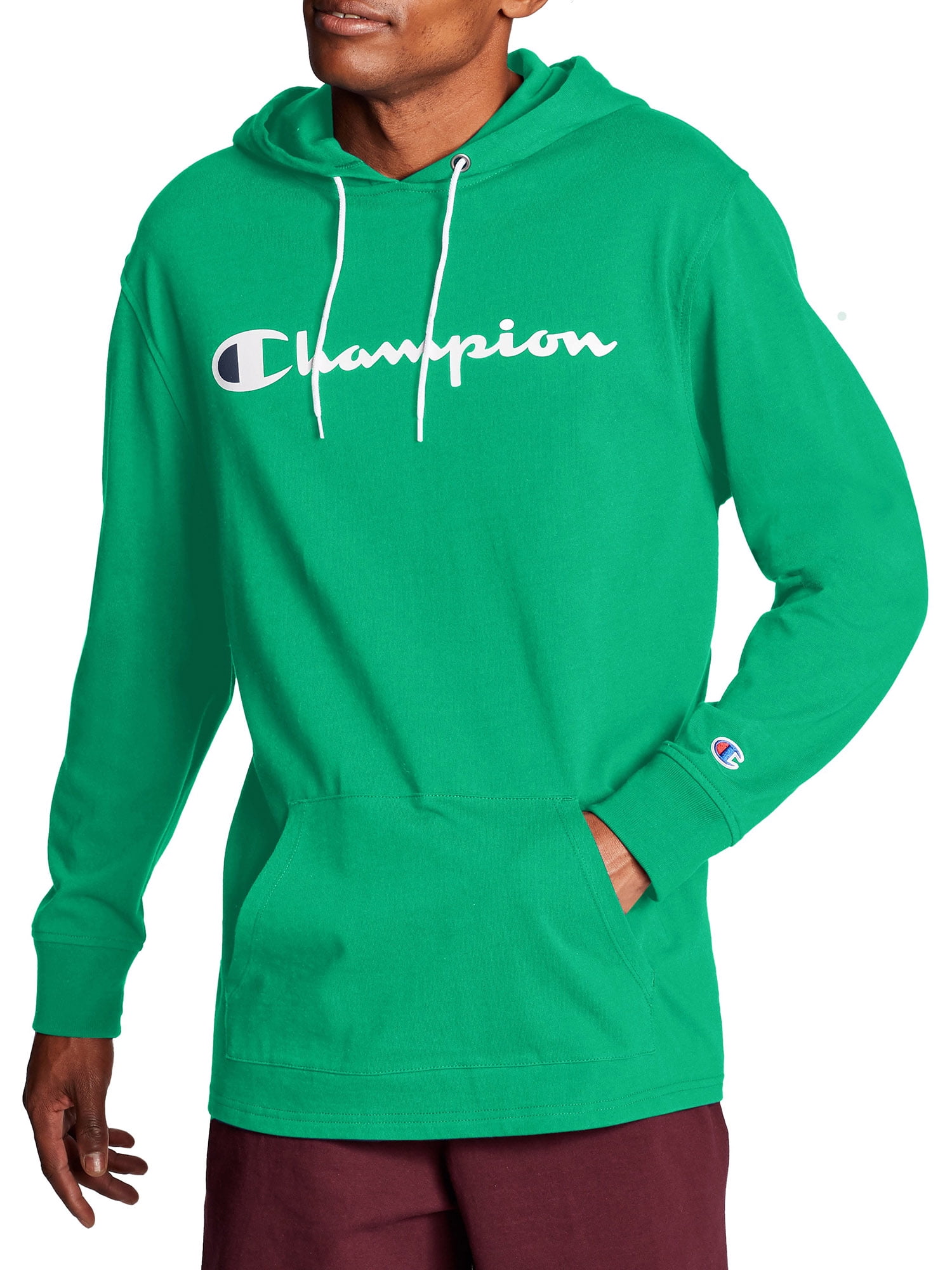 bright blue champion hoodie