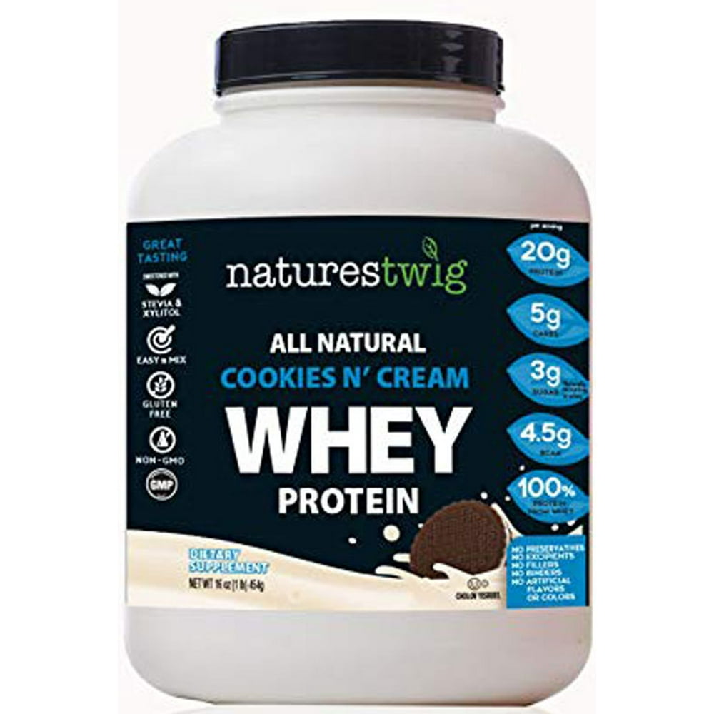 Natures Twig Kosher Whey Protein Powder Cookies and Cream Dairy Cholov
