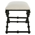 thumbnail image 5 of Uttermost Iron Drops Small Bench in Black, 5 of 6