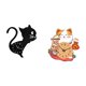 thumbnail image 5 of Reloj de pared con diseño de gato, silencioso, sin , acrílico, para dormitorio infantil, guardería, sala de juegos, ideal para regalar y decorar, 5 of 8