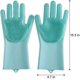 thumbnail image 2 of Guantes de aseo para perros y gatos, guantes de aseo para perros con puntas de silicona suave, guantes para depilar pelo largo y corto, aseo y masaje de mascotas., 2 of 5