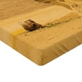 thumbnail image 2 of Ambesonne Egyptian Fitted Sheet, Sphinx Old Face, Queen Size, Amber Sand Brown, 2 of 3