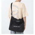 thumbnail image 2 of Bolsos de mano de lona para mujer, bolso de trabajo informal con asa superior, bolsos cruzados, 2 of 5