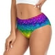 thumbnail image 2 of Balery Bright Rainbow Ropa Interior de Algodón para Mujer con Dibujo – Braguitas Cómodas y Elásticas, Estilo Clásico-Large, 2 of 6