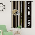 thumbnail image 2 of New Orleans City Football Team Blackout Curtain Panels, 72"Wx63"L, 2 Panels for Bedroom & Living Room, 2 of 5