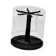 thumbnail image 1 of Vitrina transparente giratoria para llaveros, estante que ahorra espacio, apilable, para exhibir adornos en el hogar, gabinetes y escritorios. Negro, 1 of 8