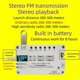 thumbnail image 5 of Multi Functional FM mitter Bluetooth USB FM mitter FM Radio 76MHZ-108MHz Receiving and Tra, 5 of 5