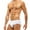 White, variant on Swim Briefs Men Fashion Bodybuild Gradient Trunks Beach Swimming Shorts Boxer Swimwear Soft Beachwear Black