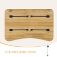 thumbnail image 3 of HEMOTON 4 Pcs Folding Dining Table Legs 40.00X4.00X3.50CM Black, 3 of 8