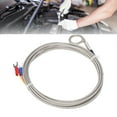 thumbnail image 1 of K Type Thermocouple Sensor, Stainless Steel Temperature Probe for Automotive Engine, with 14mm ID Washer, for Cylinder Head Temperature Measurement, 1 of 7