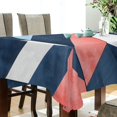 thumbnail image 5 of Yayeee Tablecloths 60" x 108" Rectangle Wrinkle Resistant Party Table Cover, Blue Geometric, 5 of 8